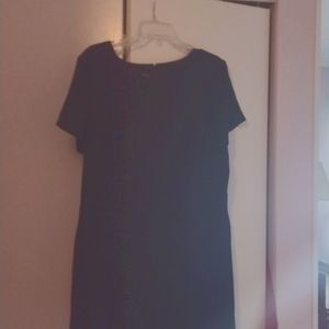 Never worn Talbot's navy top pleated dress